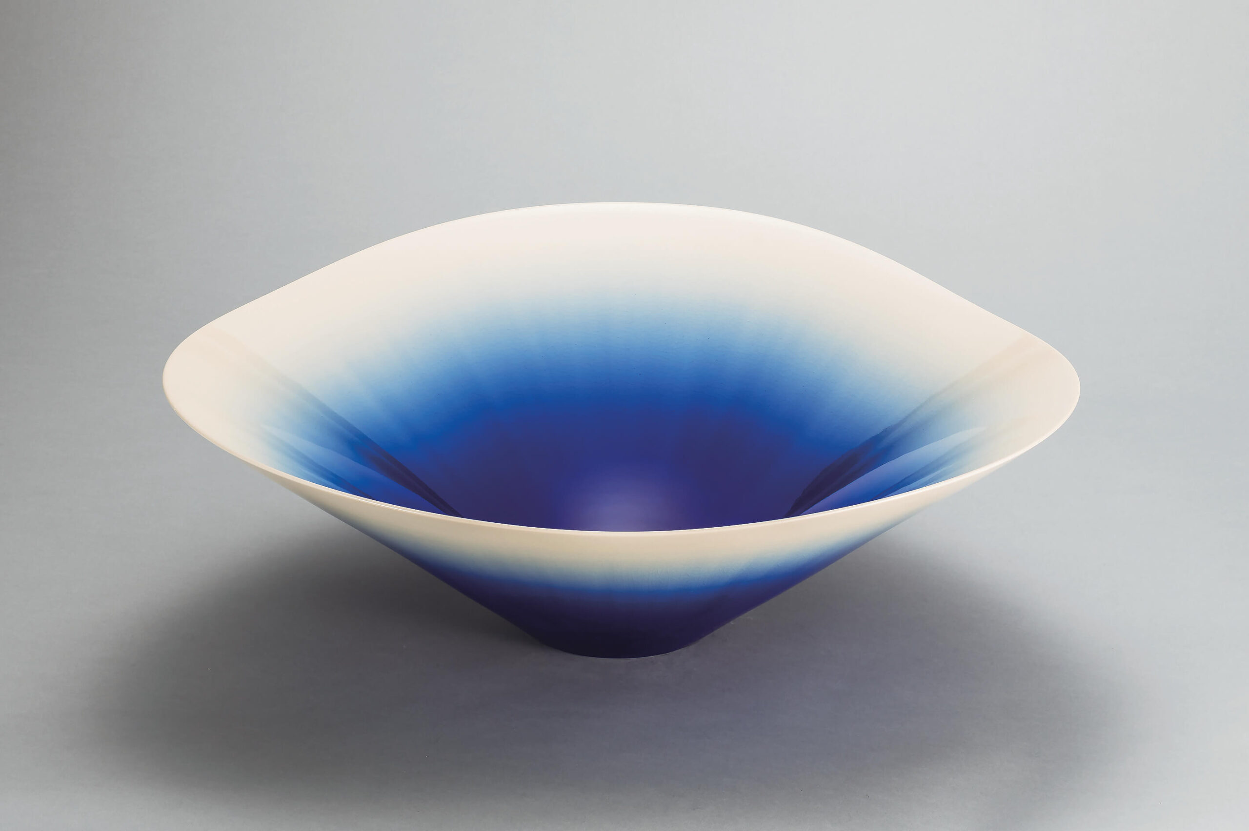 「彩釉鉢」 2018 53.5×54.3×18.0