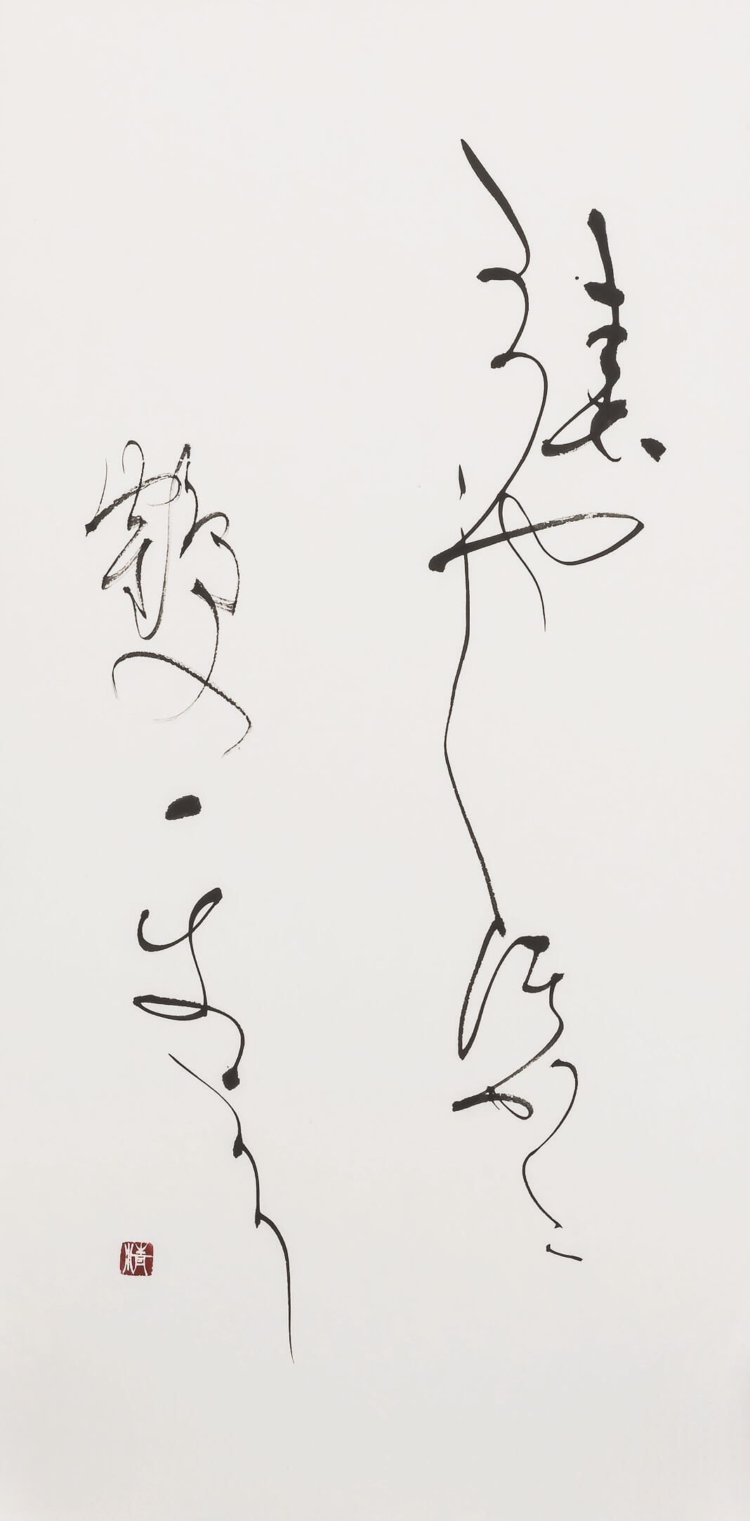 「鶴」 2019　67.0×35.0