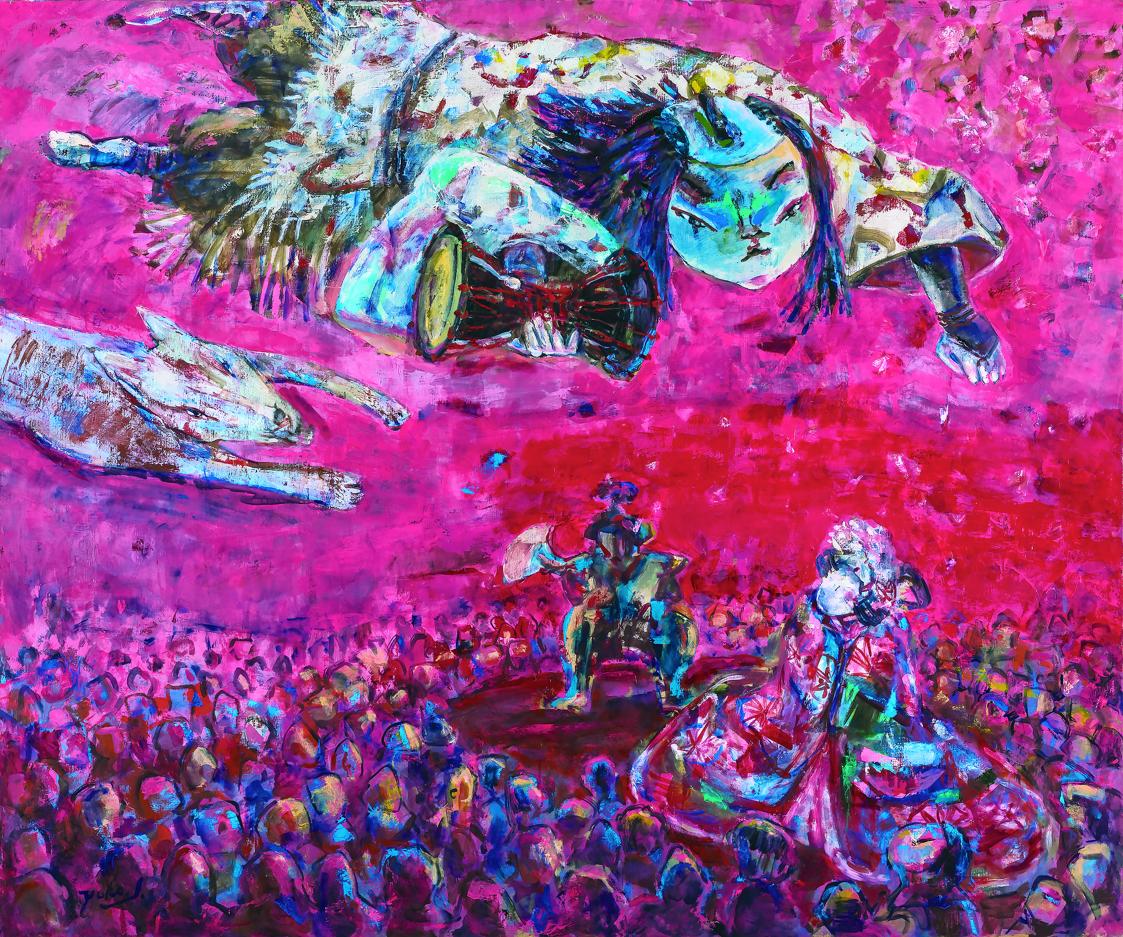 「狐忠信・その一」 2017　162.0×194.0