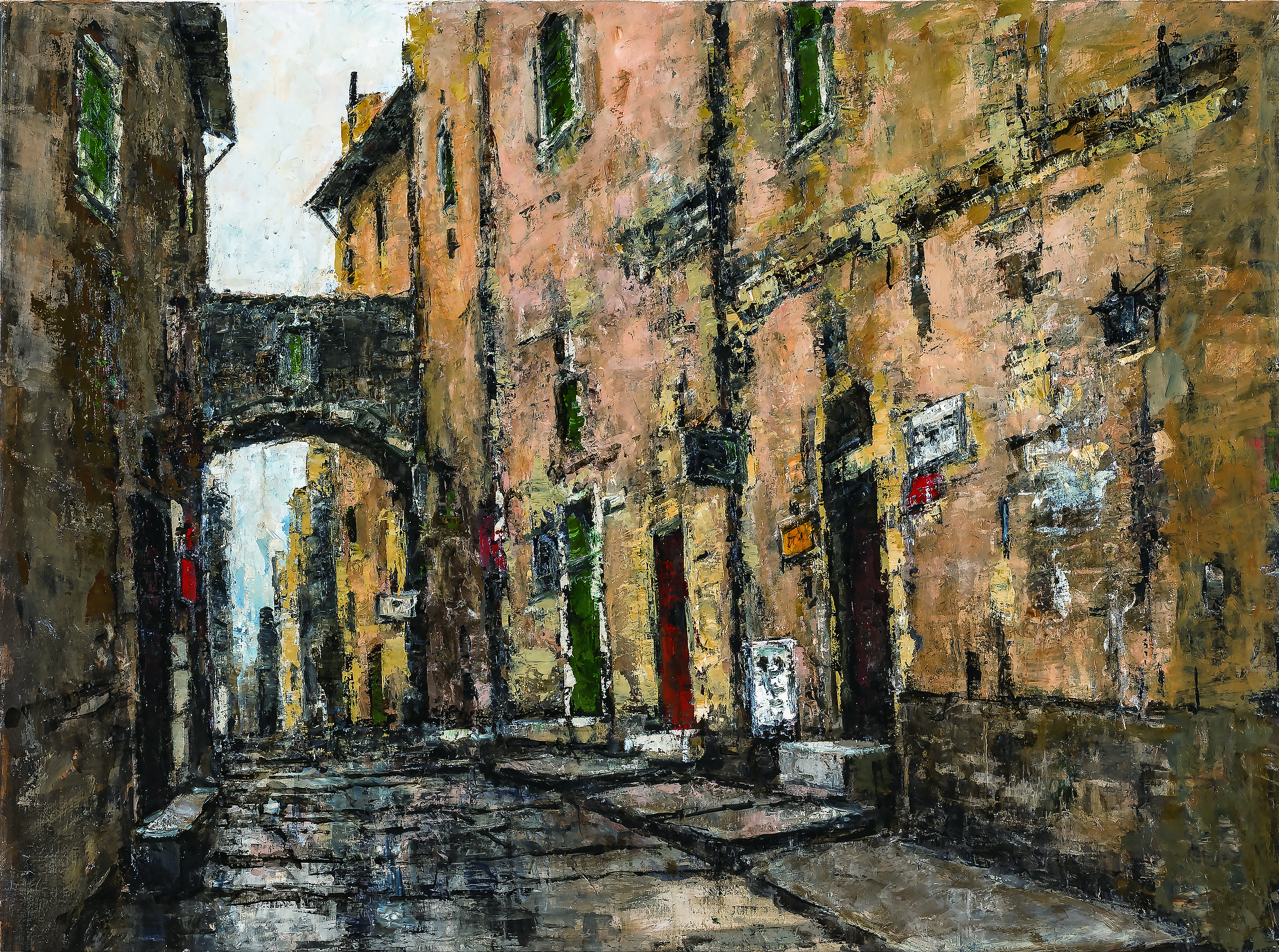 「祈りの街」 2019　97.0×130.3