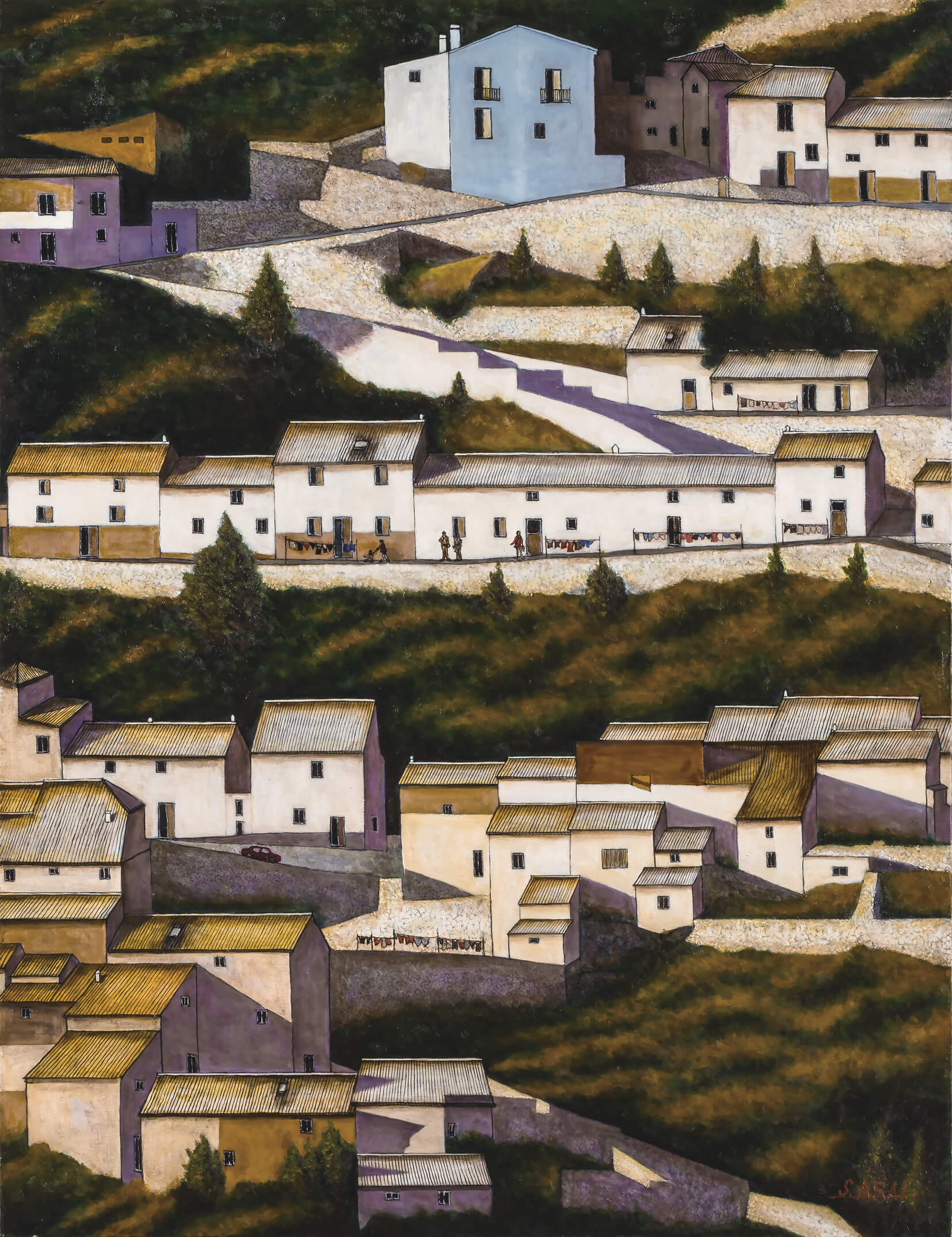 「小春日和（スペイン）」 2016　145.5×112.1