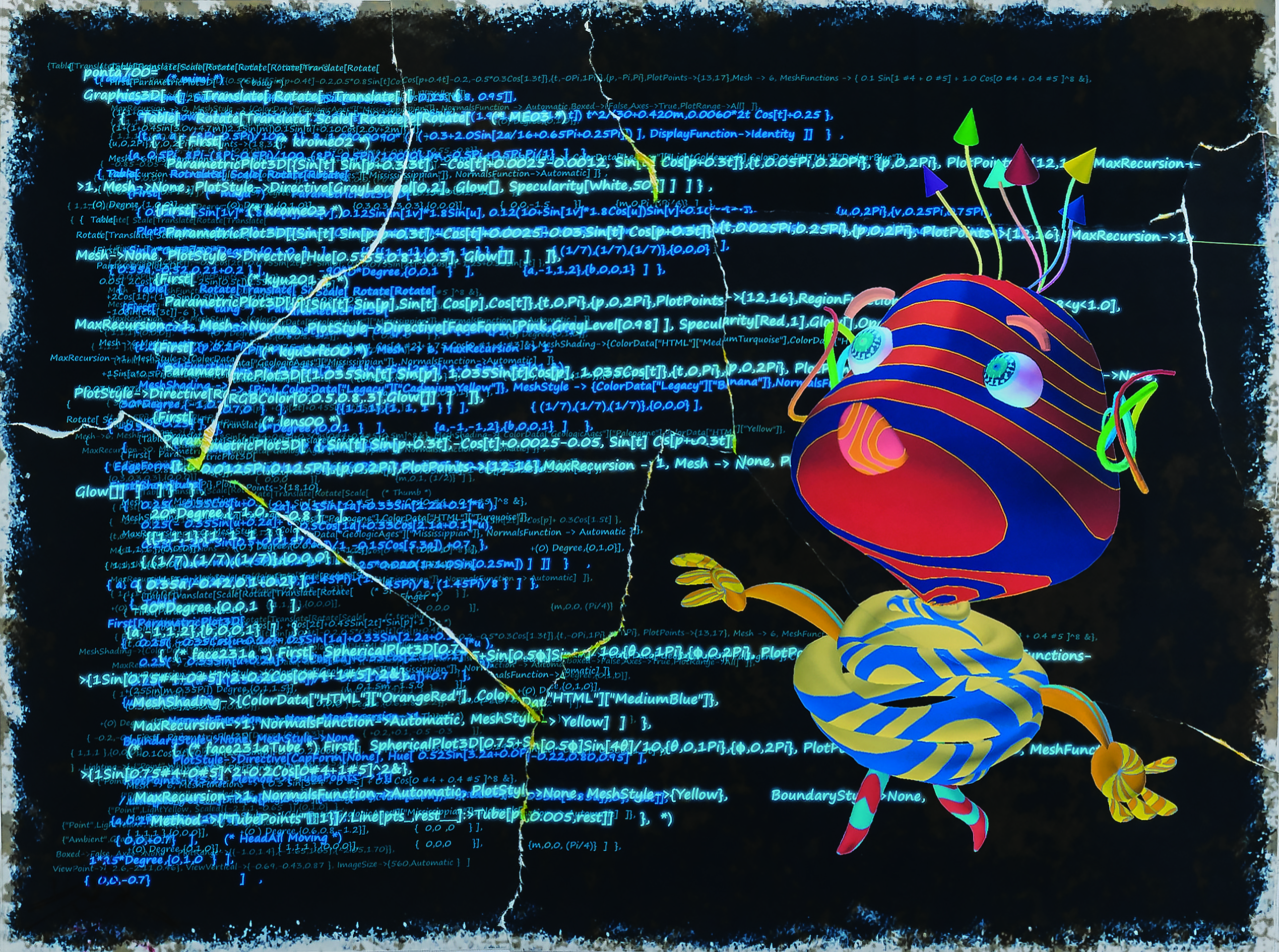 「マテポン誕生」 2019　55.0×77.0