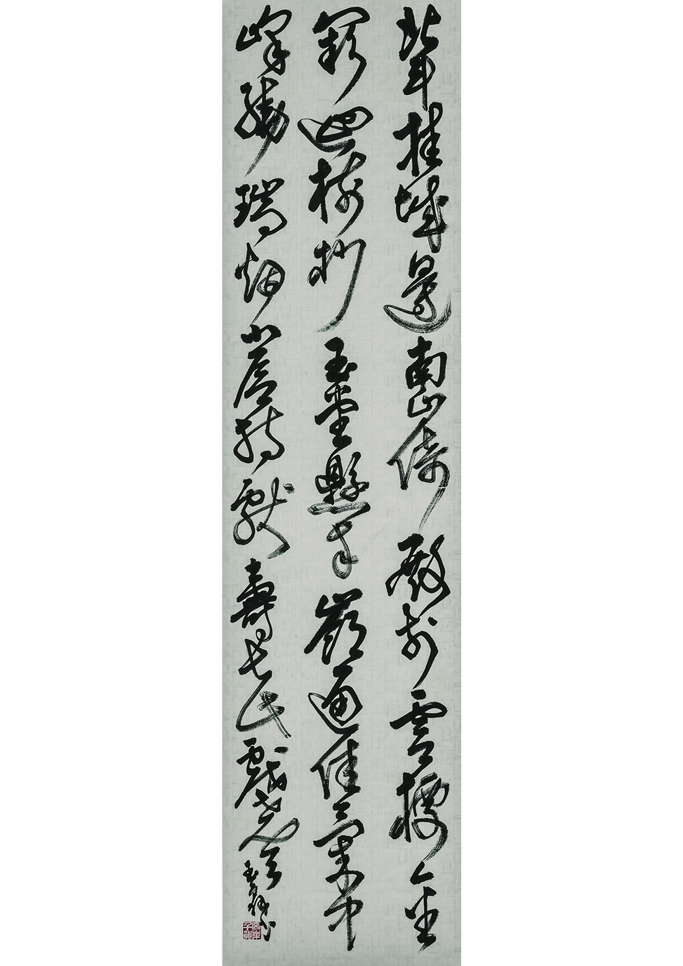 「杜審言詩」 2019　135.0×35.0