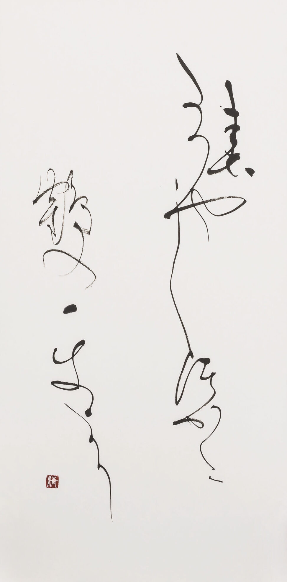 「鶴」 2019　67.0×35.0