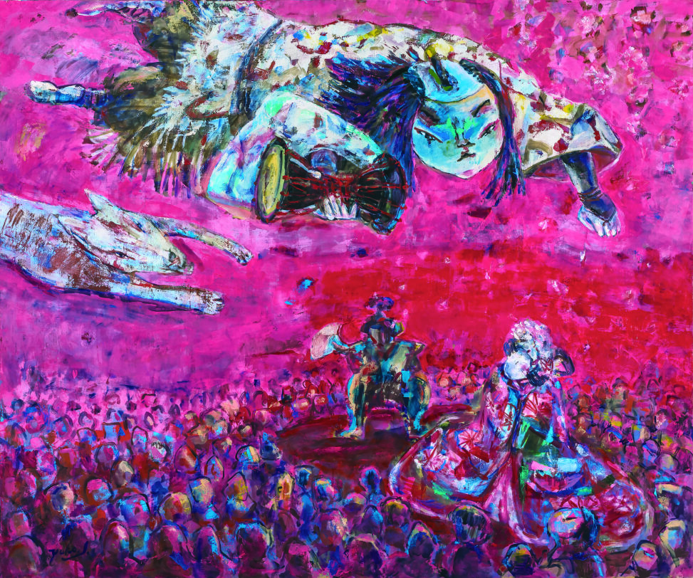 「狐忠信・その一」 2017　162.0×194.0