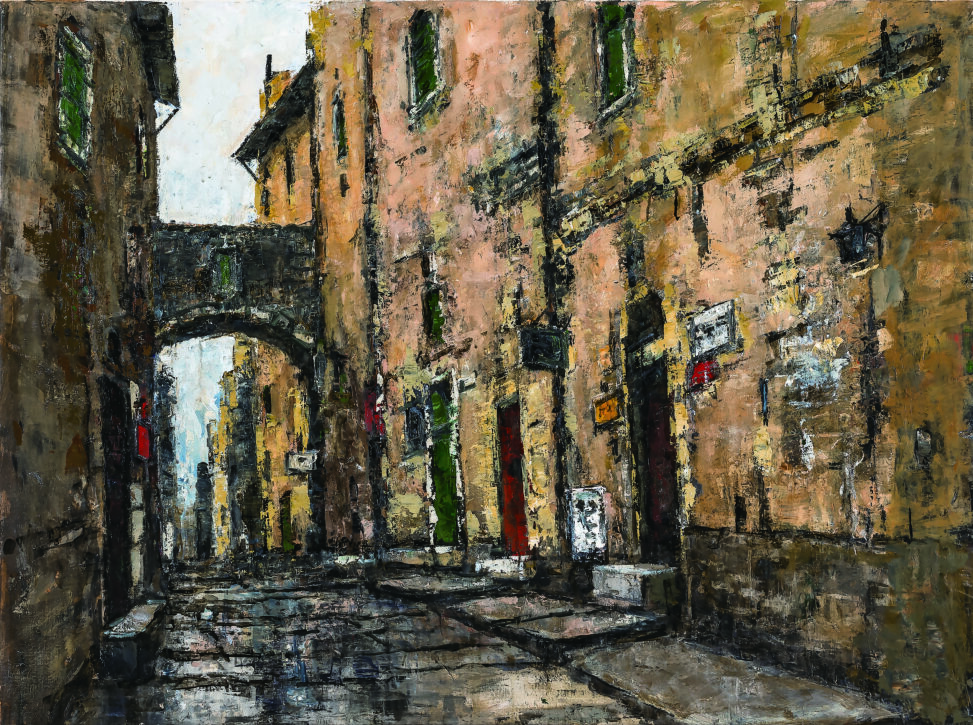 「祈りの街」 2019　97.0×130.3